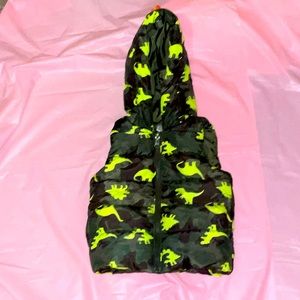 Boys Dino Puffer Jacket